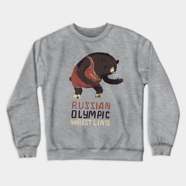 russian olympic wrestling Crewneck Sweatshirt by Louisros